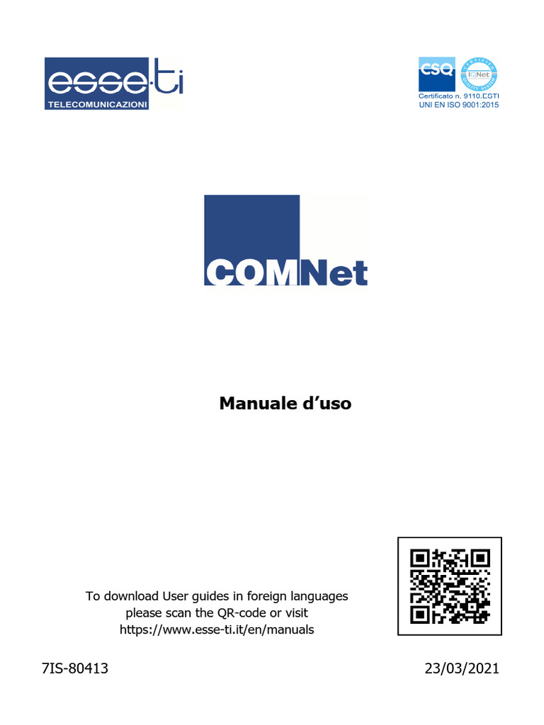 COMNet V2 IT | PDF
