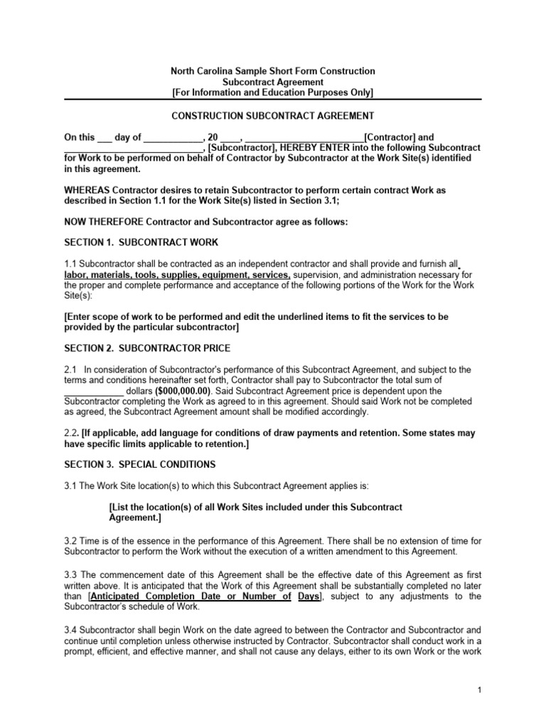 SampleSubcontractorAgreements10 11 | PDF | Indemnity | Liability Insurance
