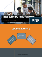 MCED7311 - LU3 - Cross-Cultural Communication