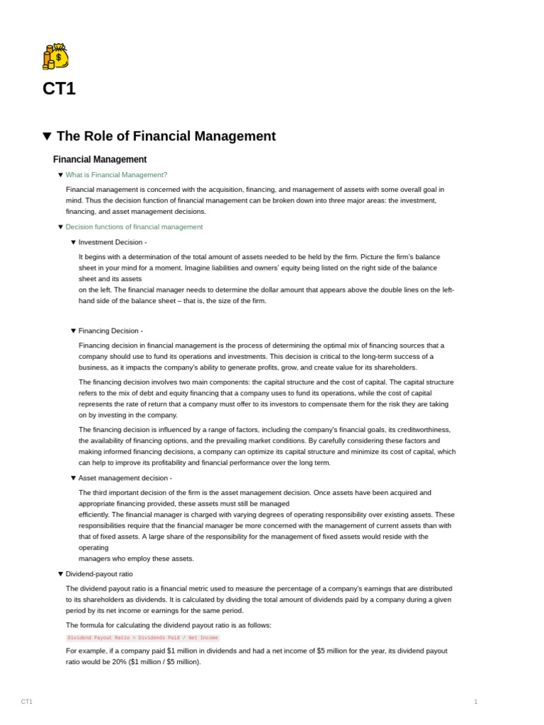Understanding Financial Management Basics | PDF | Dividend | Yield ...