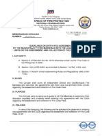 BFP MC 2020 033 Guidelines On Entry Into Agreement by The Municipalitycity Fire Marshals With T