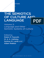 (Linguistics_ Bloomsbury Academic Collections) Robin P. Fawcett_ M. a. K. Halliday_ Sydney Lamb_ Adam Makkai (Editors) - Semiotics of Culture and Language_ Volume 2_ Language and Other Semiotic Sy