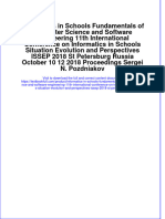 [Download pdf] Informatics In Schools Fundamentals Of Computer Science And Software Engineering 11Th International Conference On Informatics In Schools Situation Evolution And Perspectives Issep 2018 St Petersburg R online ebook all chapter pdf 