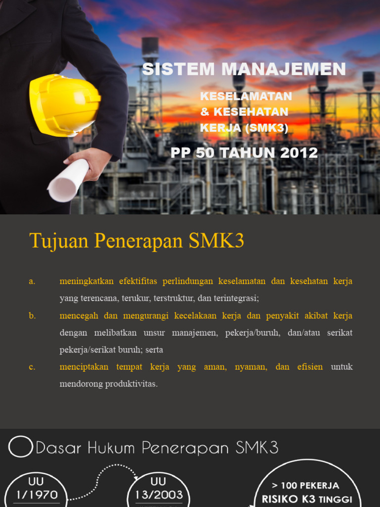 Penerapan Smk3 Pp 50 Tahun 2012 Pdf