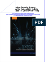 [Download pdf] Information Security Science Measuring The Vulnerability To Data Compromises 1St Edition Carl Young online ebook all chapter pdf 