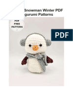 Crochet Snowman Winter PDF Free Amigurumi Patterns