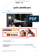 Desglose de Guión - Plantilla para Descargar - Aprendercine