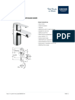 GROHE_GET_Specification_Sheet_32883000