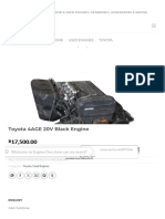 Toyota 4AGE 20V Black Engine - Engineden