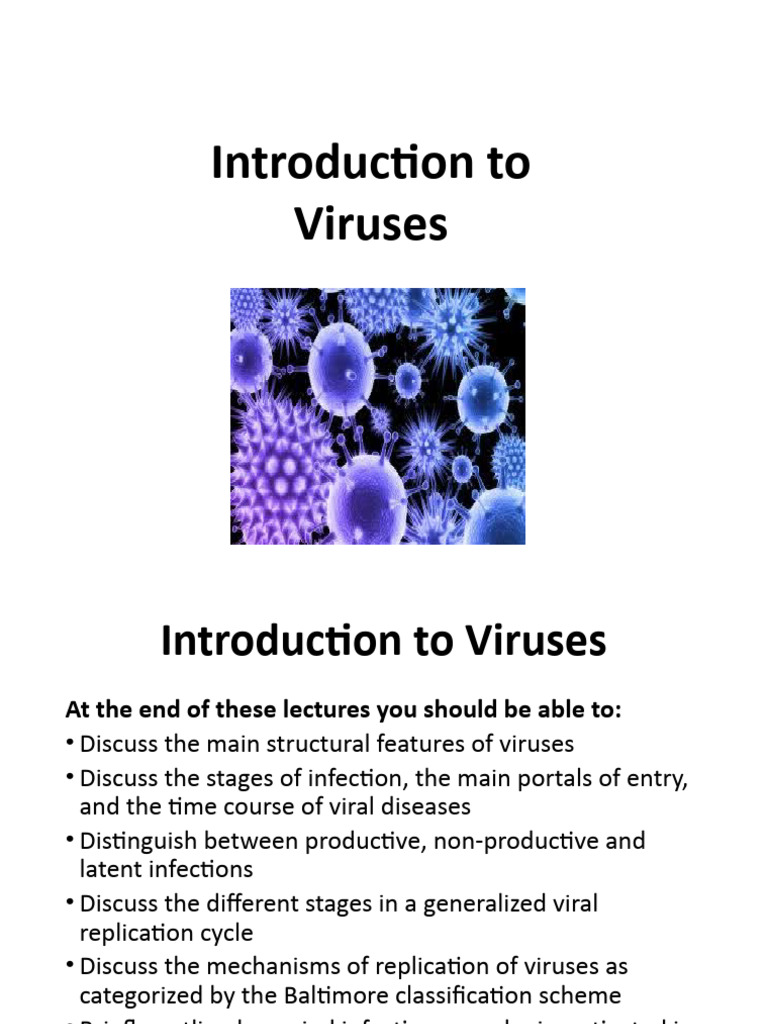 Overview of Viral Structure and Replication | PDF | Virus | Sense ...