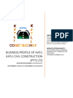 Business Profile of Katli Katli Civil Construction (Pty) LTD