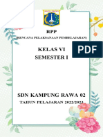 Salinan RPP KELAS VI SEMESTER 1