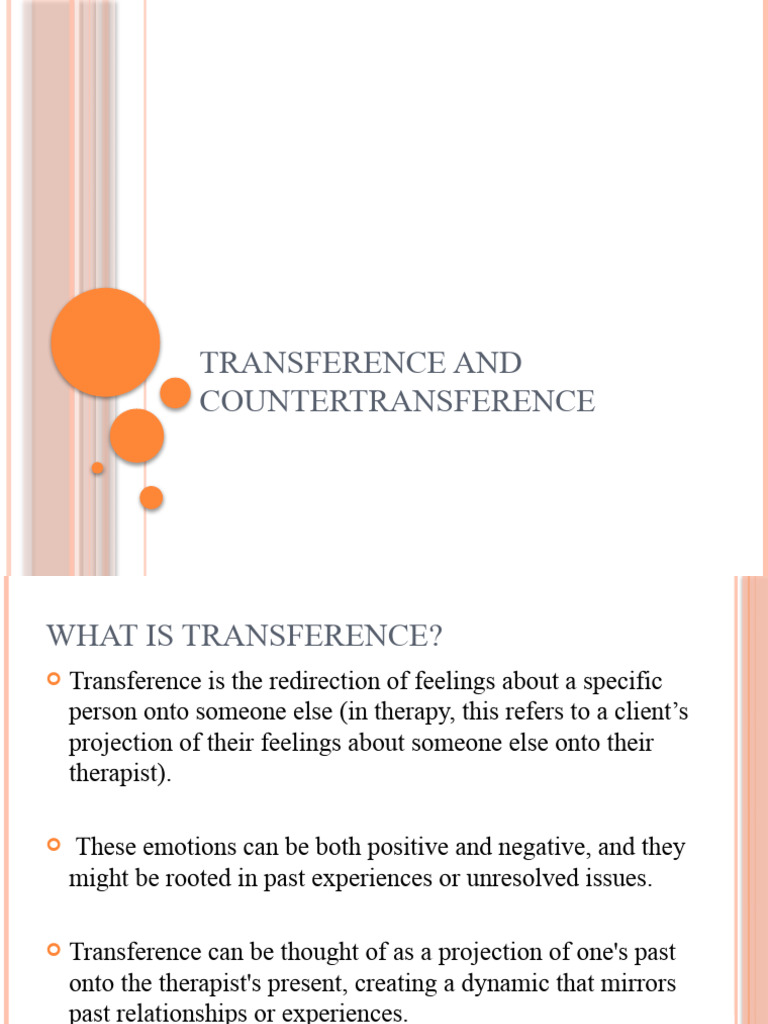 Understanding Transference and Countertransference | PDF ...