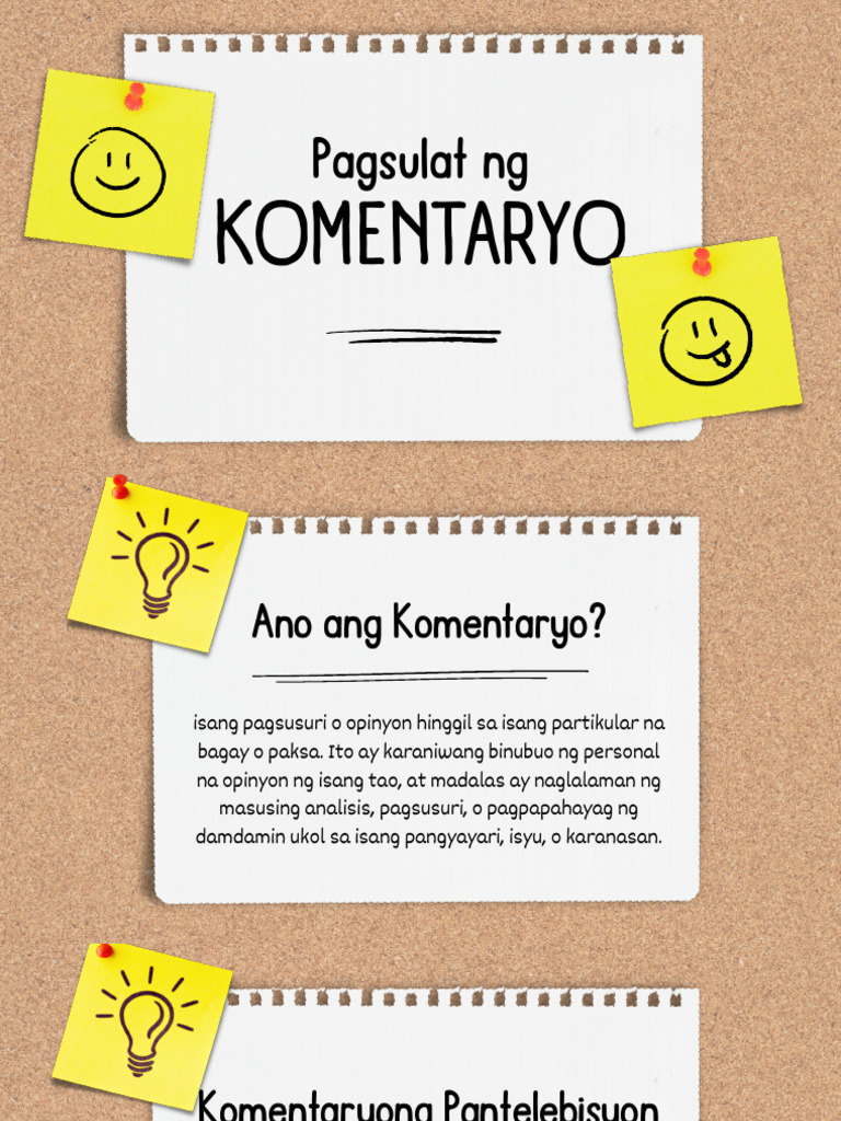 Pagsulat NG Mga Komentaryo | PDF