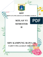 Salinan RPP KELAS VI SEMESTER 2
