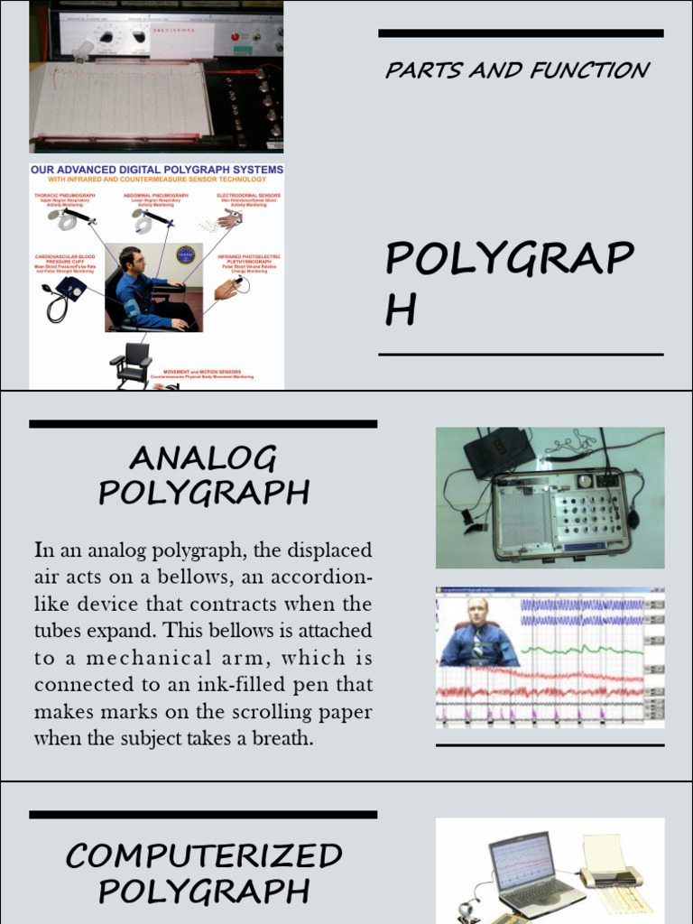 Parts of A Polygraph Machine | Download Free PDF | Equipment