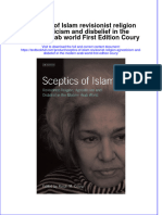[Download pdf] Sceptics Of Islam Revisionist Religion Agnosticism And Disbelief In The Modern Arab World First Edition Coury online ebook all chapter pdf 