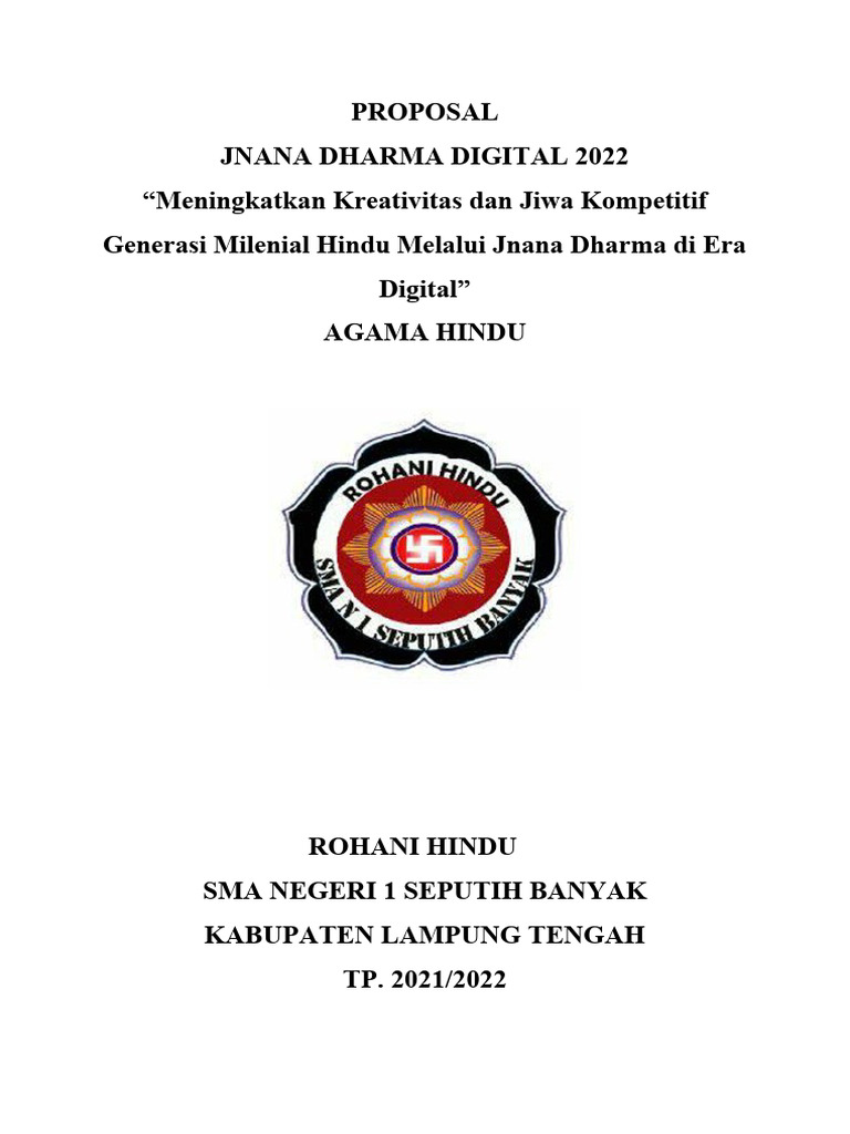 Lomba Jnana Dharma Digital 2022 Hindu Pdf Perjalanan