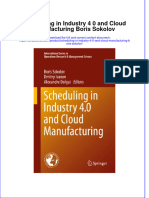 (Download PDF) Scheduling in Industry 4 0 and Cloud Manufacturing Boris Sokolov Online Ebook All Chapter PDF
