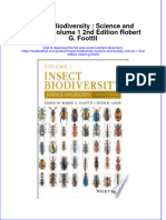 (Download PDF) Insect Biodiversity Science and Society Volume 1 2Nd Edition Robert G Foottit Online Ebook All Chapter PDF