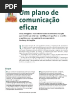 Um Plano de Comunicação Eficaz