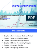 Business Analysis-MBA program