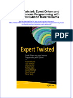 [Download pdf] Expert Twisted Event Driven And Asynchronous Programming With Python 1St Edition Mark Williams 2 online ebook all chapter pdf 