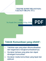 Prinsip & Teknik Komunikasi PD Anak Sesuai Tumbang