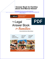 [Download pdf] The Legal Answer Book For Families Emily Doskow And Marcia Stewart online ebook all chapter pdf 