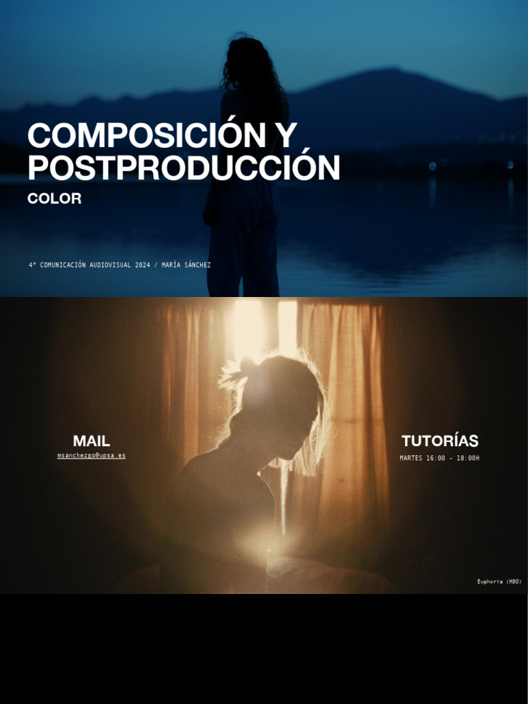 Composicionypostproduccion Color MS 2024 | PDF | Color | Ligero