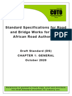 COTO Standard Specifications For Road and Bridge Works For South African Road Authorities Book 1 of 3