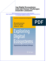 [Download pdf] Exploring Digital Ecosystems Organizational And Human Challenges Alessandra Lazazzara online ebook all chapter pdf 