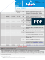 AIATS Schedule For Class XI Studying (2023-24) - Phase-03 & 04 Version 2.0