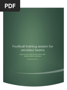 Football Techniques Free Book