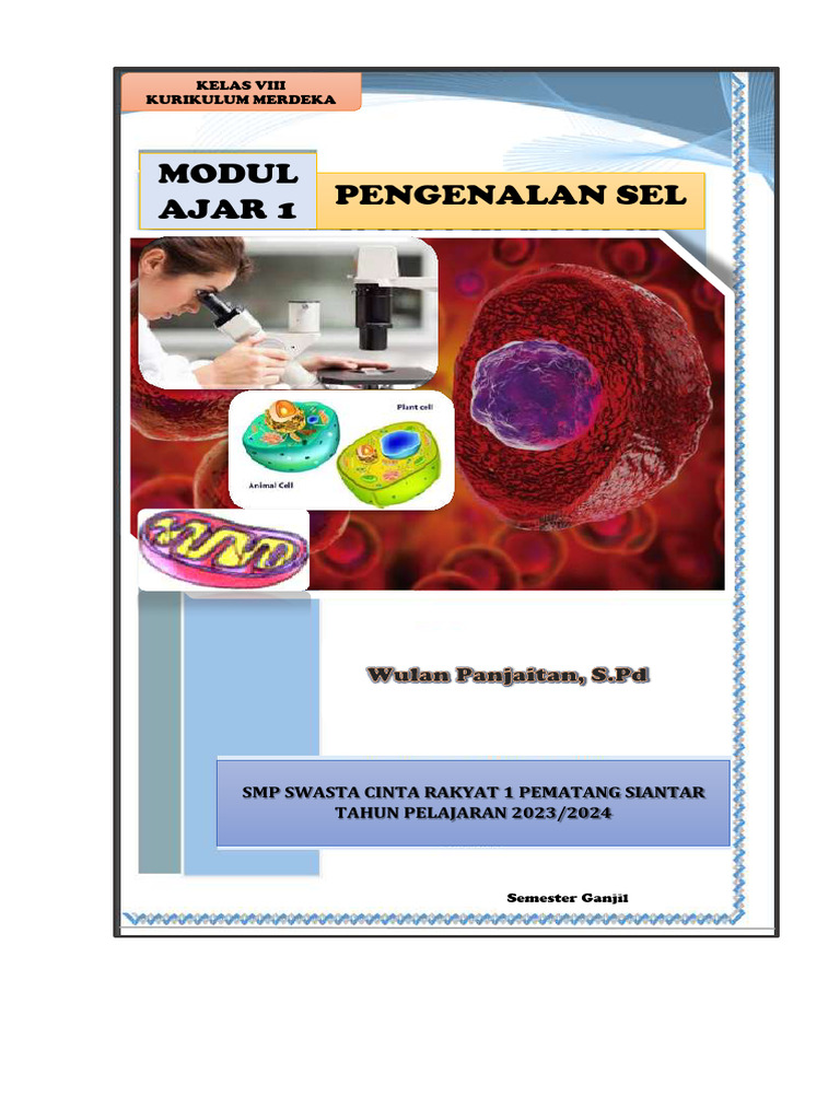 Modul Pengenalan Sel Fix | PDF