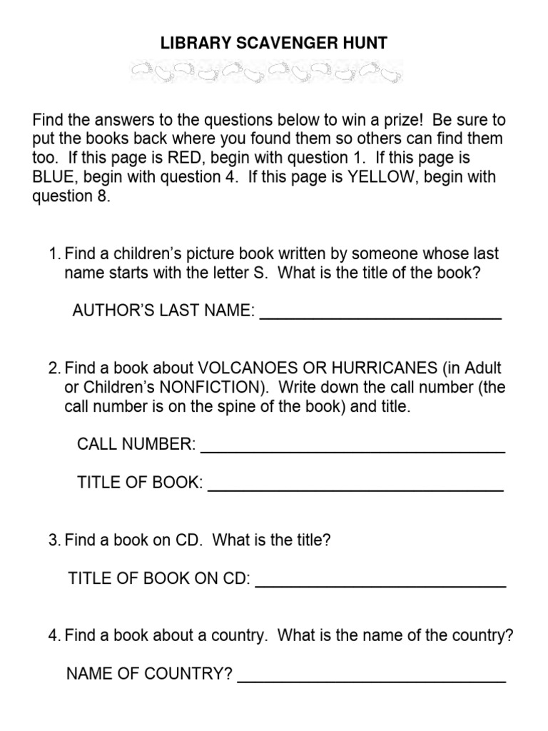 Library_Scavenger_Hunt | PDF