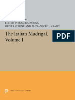 The Italian Madrigal Volume I ( Etc.) (Z-Library)