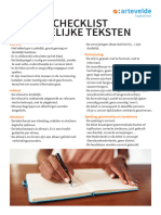 Checklist Zakelijke Teksten