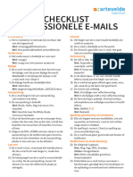 Checklist Professionele E-Mails