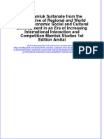 [Download pdf] The Mamluk Sultanate From The Perspective Of Regional And World History Economic Social And Cultural Development In An Era Of Increasing International Interaction And Competition Mamluk Studies 1St E online ebook all chapter pdf 