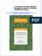 (Download PDF) The Making of Islamic Heritage Muslim Pasts and Heritage Presents 1St Edition Trinidad Rico Eds Online Ebook All Chapter PDF