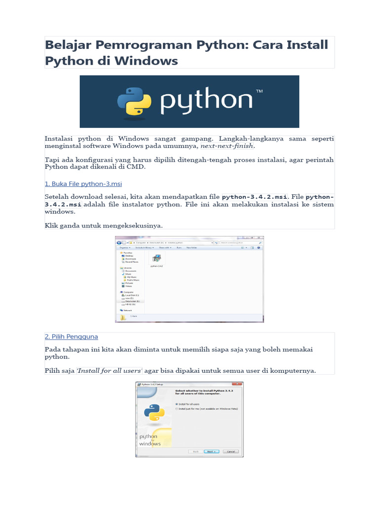 Cara Install Python Di Windows 11 Cara Install Python Di Windows 11
