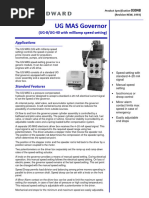 Woodward UG-8 Governor Manual | PDF | Valve | Piston