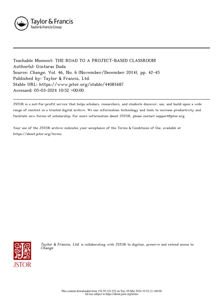 Project-Based Learning in Physics | PDF | Project Based Learning | Learning