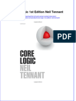(Download PDF) Core Logic 1St Edition Neil Tennant Online Ebook All Chapter PDF