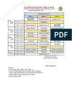 Jadwal Pengawas Asesmen Sumatif Ahir Jenjang Semester Genap