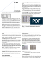 Format and Structure of A Research Paper