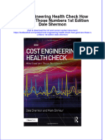 (Download PDF) Cost Engineering Health Check How Good Are Those Numbers 1St Edition Dale Shermon Online Ebook All Chapter PDF