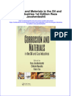 (Download PDF) Corrosion and Materials in The Oil and Gas Industries 1St Edition Reza Javaherdashti Online Ebook All Chapter PDF