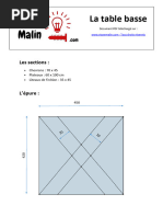 Plan de construction table de picnic en bois | PDF